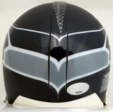 SHAQUILL GRIFFIN AUTOGRAPHED SEAHAWKS MINI HELMET IN SILVER MCS HOLO 134387