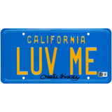 CHRISTIE BRINKLEY AUTOGRAPHED VACATION LICENSE PLATE BECKETT BAS WITNESS 234412
