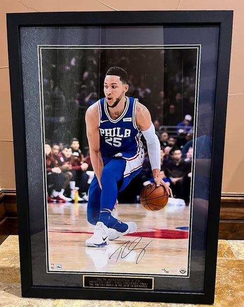 Ben Simmons Autographed 16x20 Framed Photo -- Philadelphia 76ers | LE 115/225 UDA