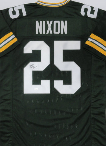 Packers All Pro Returner KESEAN NIXON Signed Custom Replica Green Jersey AUTO