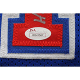 Wes Unsled Autographed/Signed Pro Style Red Jersey JSA 43543