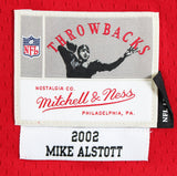 Buccaneers Mike Alstott "4x Insc" Authentic Signed Red M&N TB Jersey BAS Witness