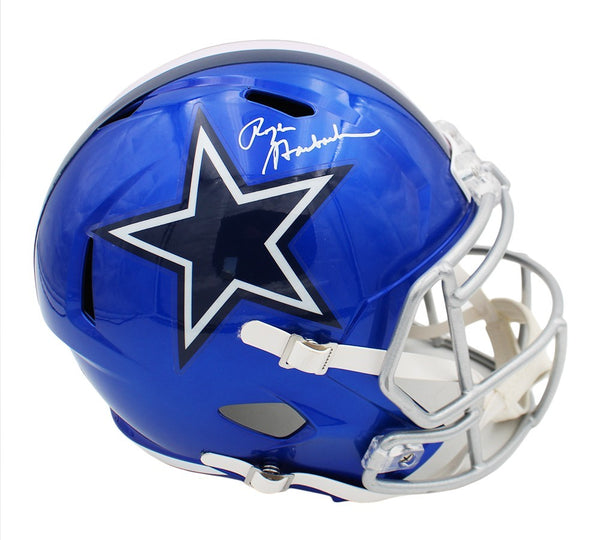 Roger Staubach Signed Dallas Cowboys Speed Full Size Flash NFL Helmet