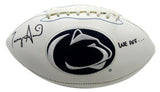 Terry Smith Penn State Coach Signed/Inscribed Logo Football JSA 207823
