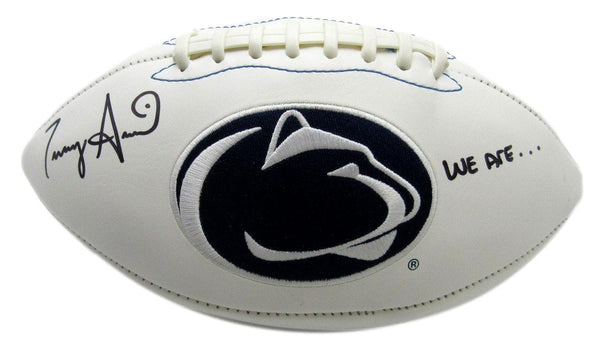 Terry Smith Penn State Coach Signed/Inscribed Logo Football JSA 207823