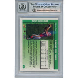 Tony Gonzalez Signed 1997 Topps Chrome #24 Trading Card 10 Auto Beckett 47434