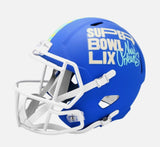 Super Bowl 59 Riddell Royal Blue SPEED AUTHENTIC Full Size Football Helmet