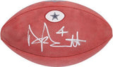 Dak Prescott Dallas Cowboys Autographed Duke Team Decal Football