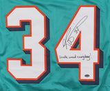 Ricky Williams Signed Miami Dolphin Jersey Inscr Smoke Weed Everyday! (Schwartz)
