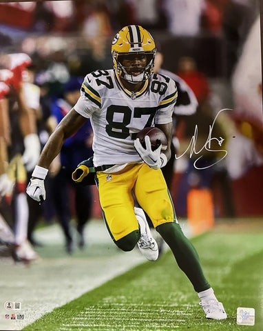 GB Packers Receiver ROMEO DOUBS Signed 16x20 Photo #4 AUTO - BAS