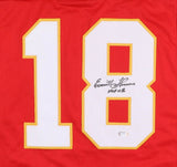 Emmitt Thomas Signed Kansas City Chiefs Jersey Inscribed HOF 08 (PSA) All Pro DB