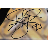 Troy Polamalu Autographed Pittsburgh Steelers 16x20 Photo Beckett Witness 50286