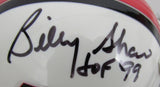 Billy Shaw HOF Signed/Inscribed HOF Logo Mini Football Helmet JSA 213131