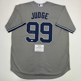 Autographed/Signed Aaron Judge New York Yankees Authentic Jersey Fanatics COA