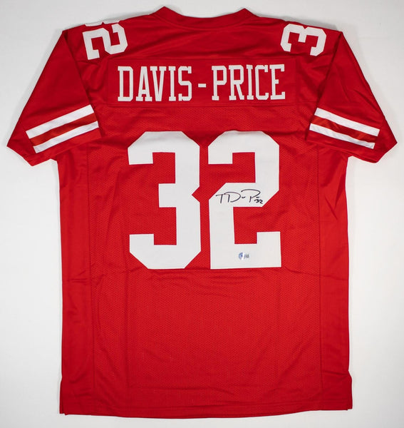 Tyrion Davis-Price Signed San Francisco 49ers Jersey (Beckett) Ex-LSU Running Bk