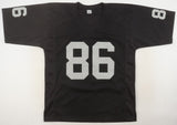 Mervyn Fernandez Signed Oakland Raiders Jersey (Beckett) All Pro W.R / NFL & CFL