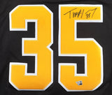 Tristan Jarry Signed Pittsburgh Penguins Adidas NHL Jersey (Fanatics) 2xAll Star