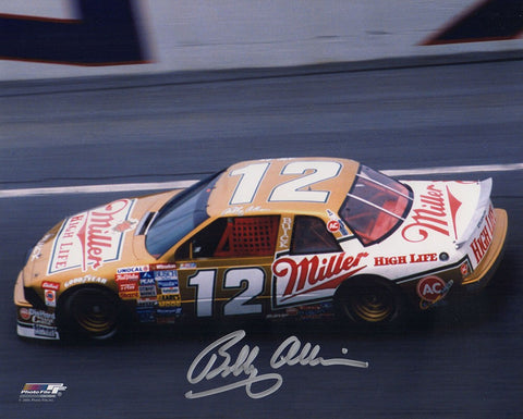 Bobby Allison Signed Racing #12 Car 8x10 Photo - (SCHWARTZ COA)