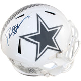 Deion Sanders Autographed Dallas Cowboys F/S 24 STS Helmet Beckett Witness 51748