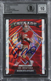 49ers Joe Montana Signed 2021 Rookies & Stars #11 Card Auto 10! BAS Slabbed