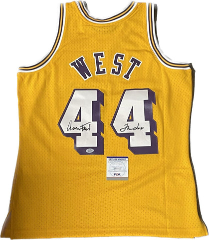 Jerry West signed jersey PSA/DNA Los Angeles Lakers Autographed Jersey