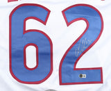 Artturi Lehkonen Signed Colorado Avalanche Jersey (Beckett) 22 Stanley Cup Champ