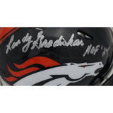 Randy Gradishar Autographed/Signed Denver Broncos Mini Helmet HOF Beckett 46934