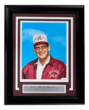 Paul Bear Bryant Signed Framed 8x10 Alabama Crimson Tide Photo JSA Hologram
