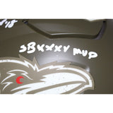 Ray Lewis Signed Baltimore Ravens Salute SpeedFlex Helmet BAS 42750