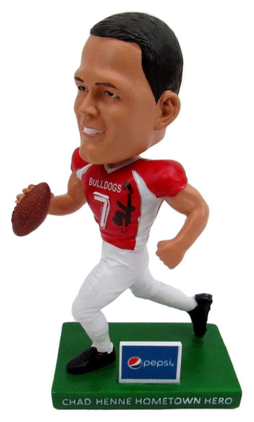 Chad Henne Signed/Auto Hometown Hero Wilson Bulldogs Bobblehead SGA 158884