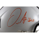 Quinshon Judkins Signed Cleveland Browns F/S 23 Alt Helmet Beckett Witness 55163