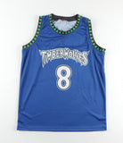 Latrell Sprewell Signed Minnesota Timberwolves Jersey (Steiner) 4xNBA All Star