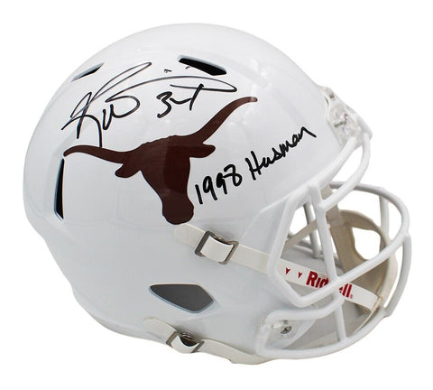 Ricky Williams Signed Texas Longhorns Speed Full Size Helmet with "1998 Heisman"