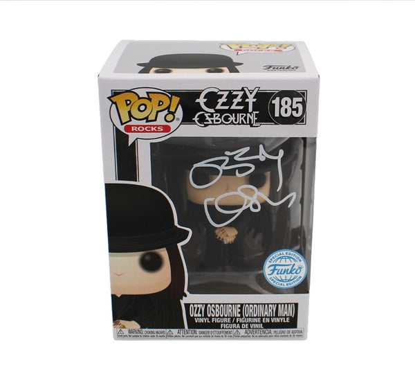 Ozzy Osbourne Signed Ozzy Osbourne Ordinary Man #185 Funko Pop!