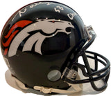 Aqib Talib Autographed & Inscribed Denver Broncos Mini Helmet | BAS COA