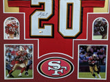 FRAMED SAN FRANCISCO 49ERS GARRISON HEARST AUTOGRAPH SIGNED JERSEY BECKETT HOLO
