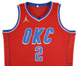 Thunder Shai Gilgeous-Alexander Signed Orange Nike Swingman Jersey BAS #BV70417