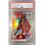 Jeremy Doku Signed 2021 Panini Mosaic Prizm Rookie #11 - PSA Authentic