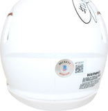 Joseph Ossai Signed Texas Longhorns Speed Mini Helmet Hook Em Beckett 39343