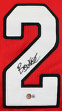 Budda Baker Authentic Signed Red Pro Style Jersey Autographed BAS Witnessed