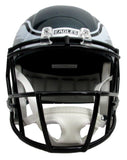 Quinyon Mitchell Signed Speed Replica Full Size Green Helmet Eagles JSA 210356