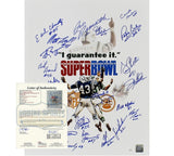 Joe Namath, Don Maynard Signed NY Jets Unframed 16x20 '68 SB White Photo - 25 Si