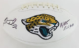 Fred Taylor 11,695 Rush Yards Signed Jacksonville Jaguars Logo Football/ Beckett