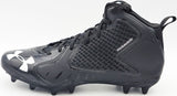 Tyler Lockett Auto Black Under Armour Team Fierce MC Cleats Seahawks Size 10