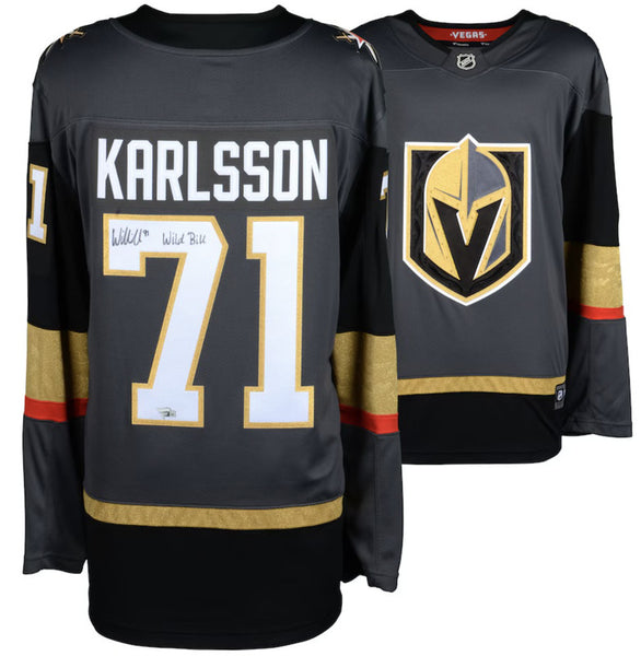 William Karlsson Autographed "Wild Bill" Vegas Golden Knights Jersey Fanatics