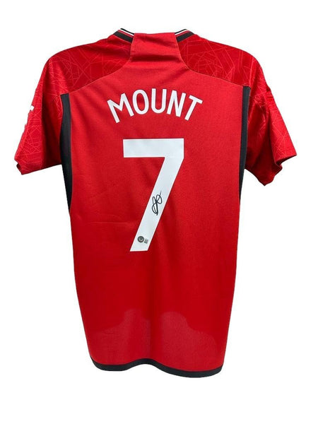 Mason Mount Signed Manchester United F.C. Jersey (Beckett) Central Midfielder