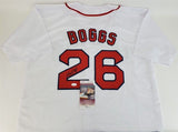 Wade Boggs Signed Boston Red Sox White Jersey (JSA COA) 12xAll-Star 3rd Baseman