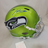 KENNETH WALKER III SIGNED SEAHAWKS FLASH SPEED AUTHENTIC HELMET BECKETT