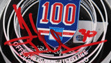 Henrik Lundqvist Signed New York Rangers 100th Anniversary Crystal Puck Fanatics