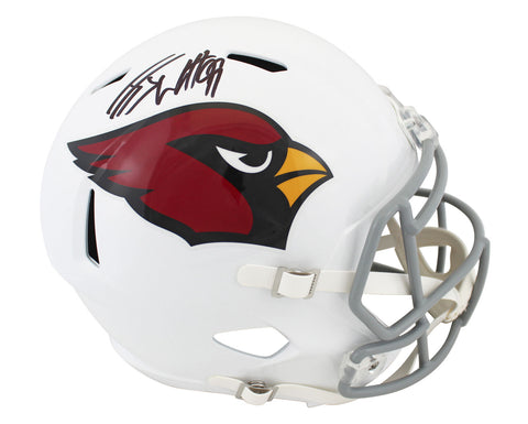 Cardinals J.J. Watt Authentic Signed Full Size Speed Rep Helmet BAS Witnessed